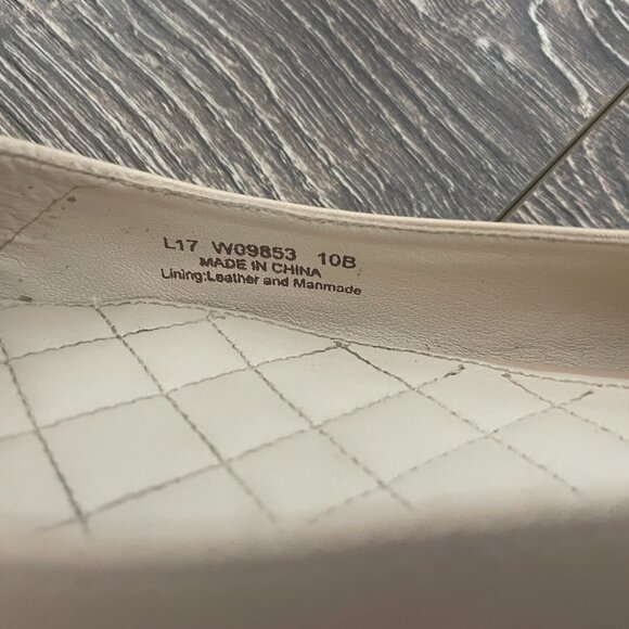 Cole Haan Tali Skimmer Bow Flat 10B Color Beige Pointed Toe - Picture 6 of 6